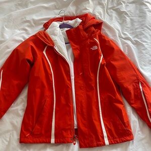Orange 3-in-1 The North Face Jacket